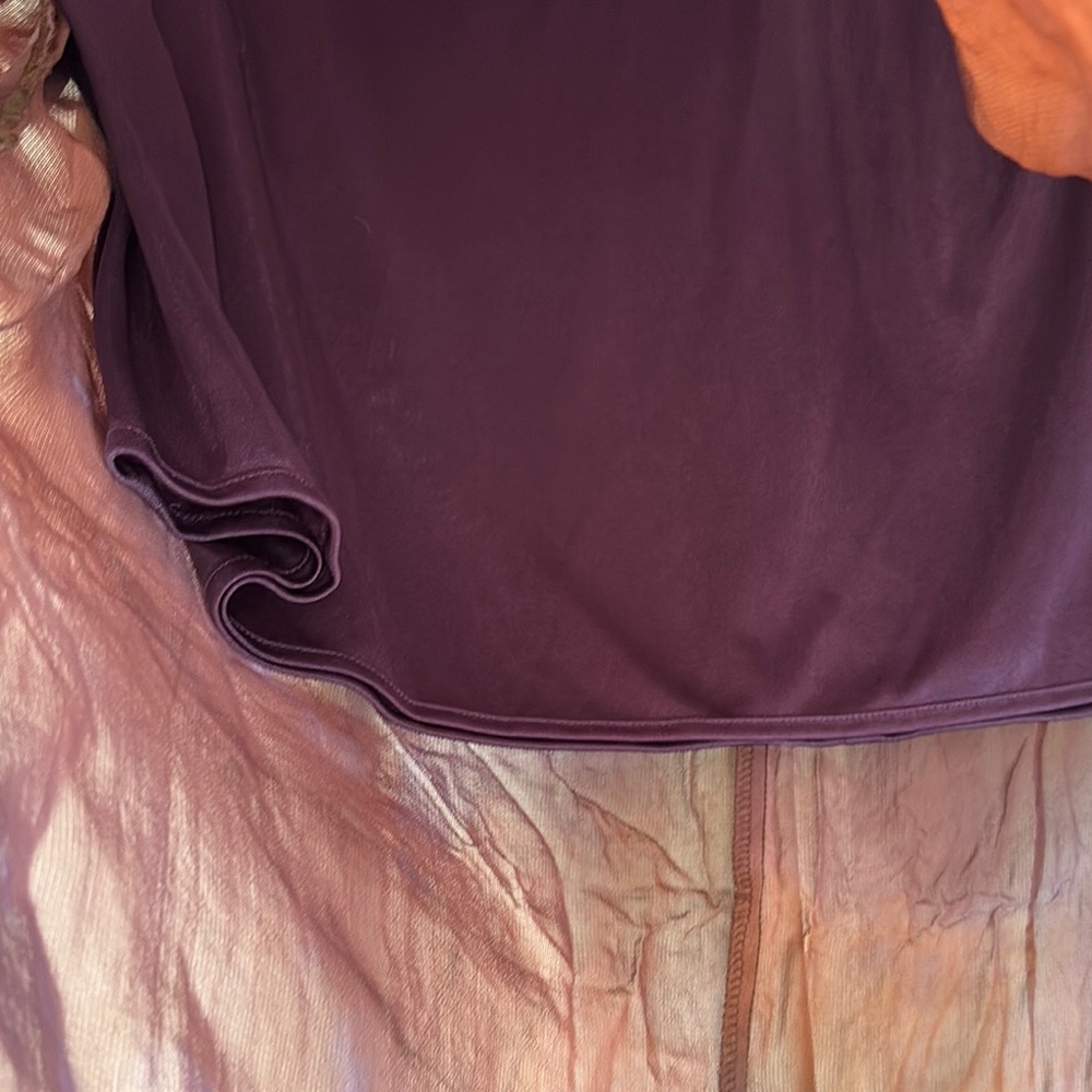 Rabbit Rabbit Rabbit Orange and Purple Sheath Dress with Duster Jacket - Picture 7 of 16